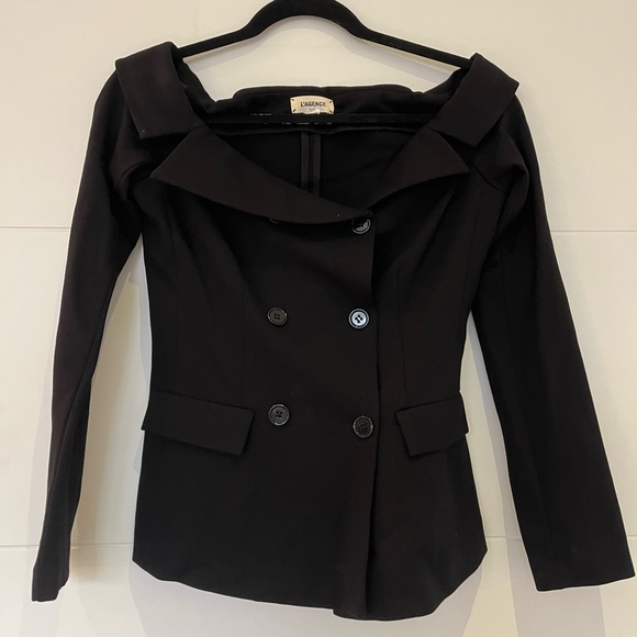 L’AGENCE Stephan off the should blazer. Size small. - Picture 4 of 5